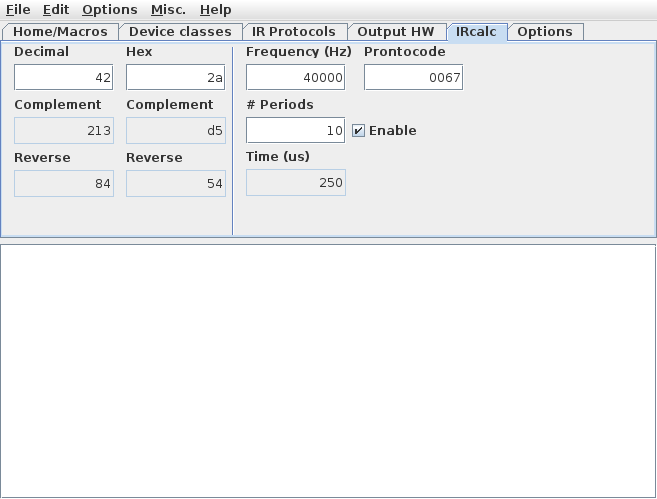 Harc IRcalc pane