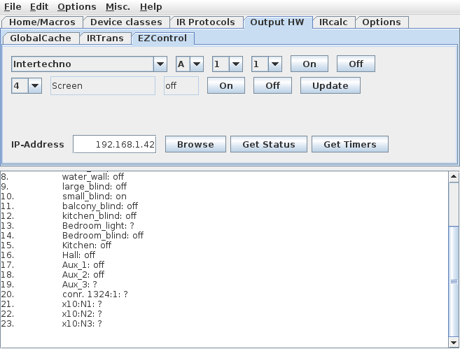 Harc Output HW pane